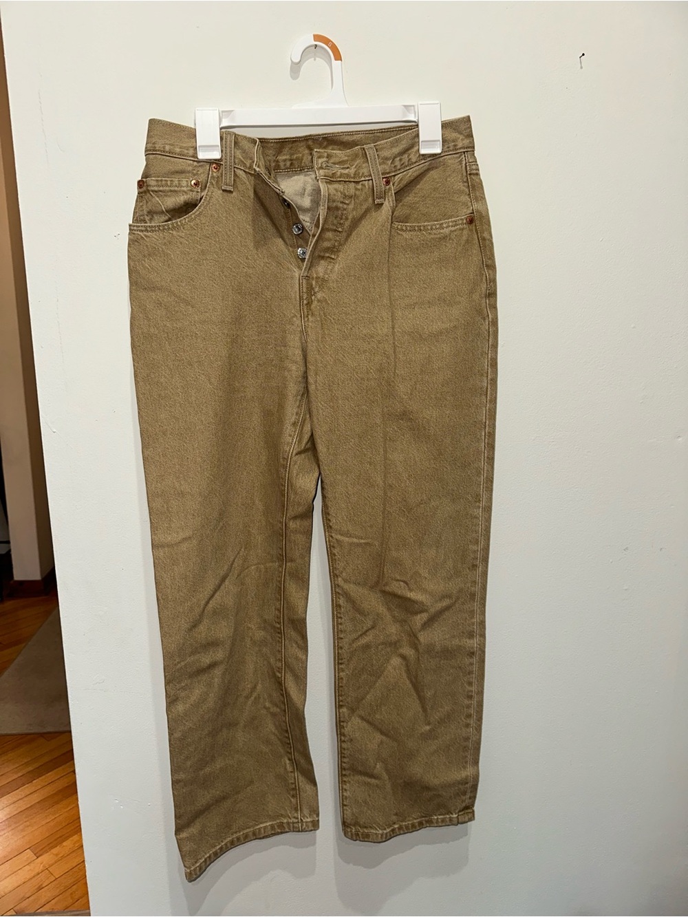 Levi's 501 Straight Jeans - Tan
